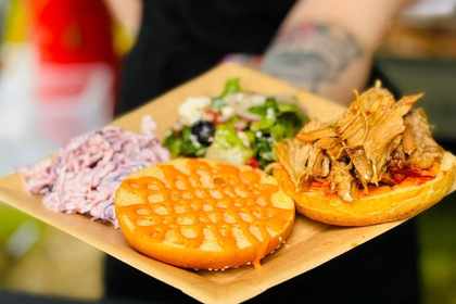 tasty hog roast sandwich - Pig and a Half