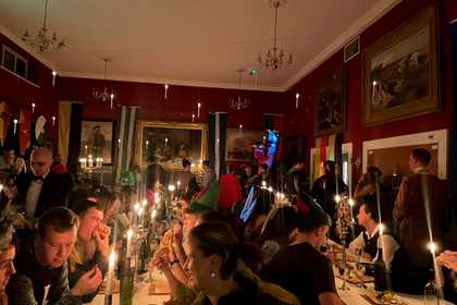 Wedding Catering Wiltshire, tables with food