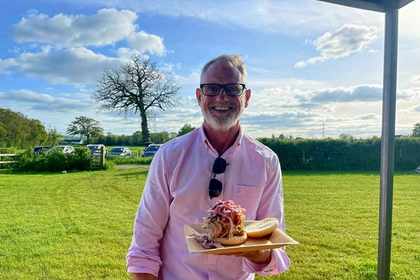 Hog Roast catering wiltshire, garden party catering