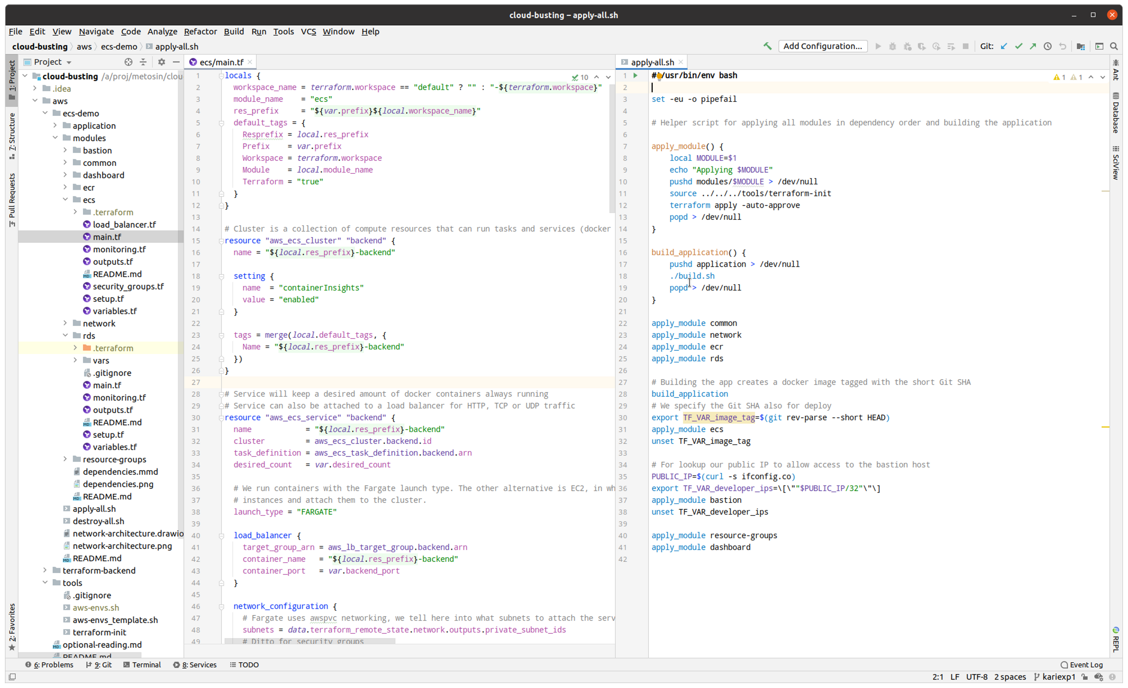 Cover Image for Terraform ECS Example