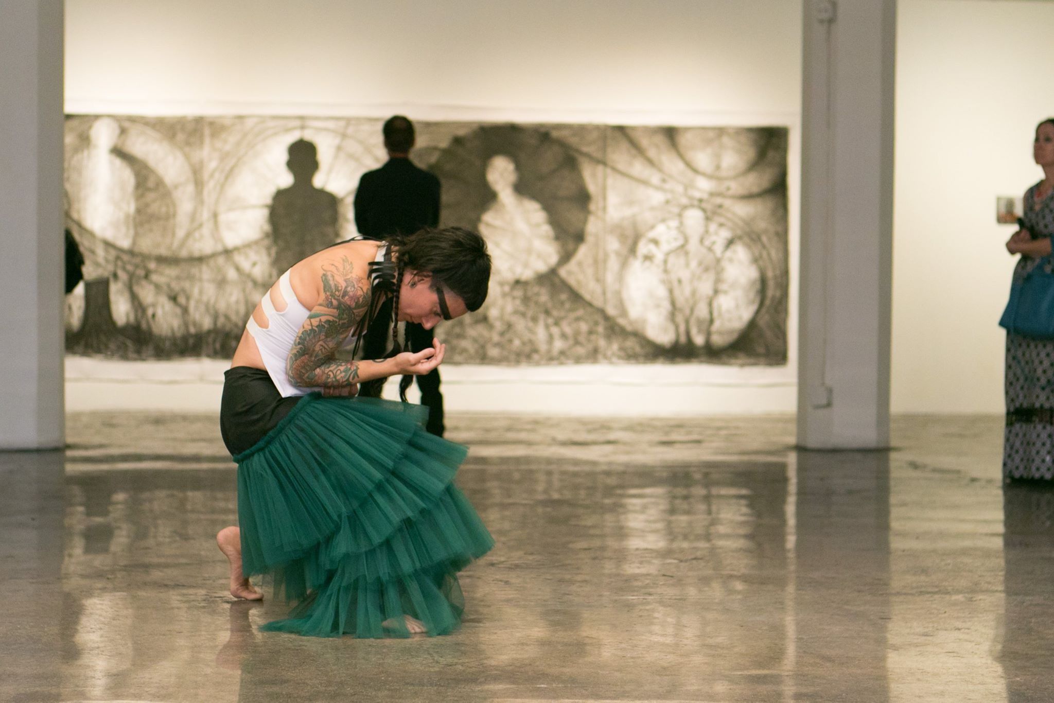 PosterchildArt performance at Zhou B Art Gallery