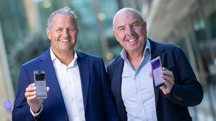 CleverCards CEO and founder Kealan Lennon (left) with new COO Ray Brash (right)