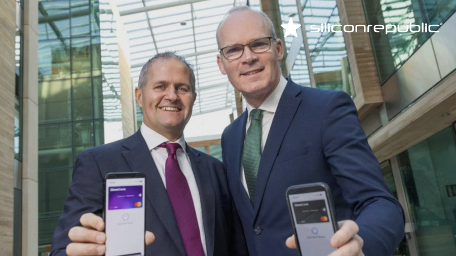 Kealan Lennon and Minister Simon Coveney.