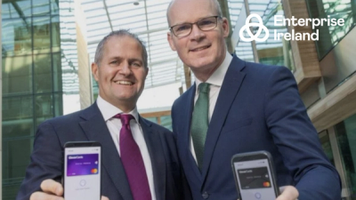 Kealan Lennon and Minister Simon Coveney.