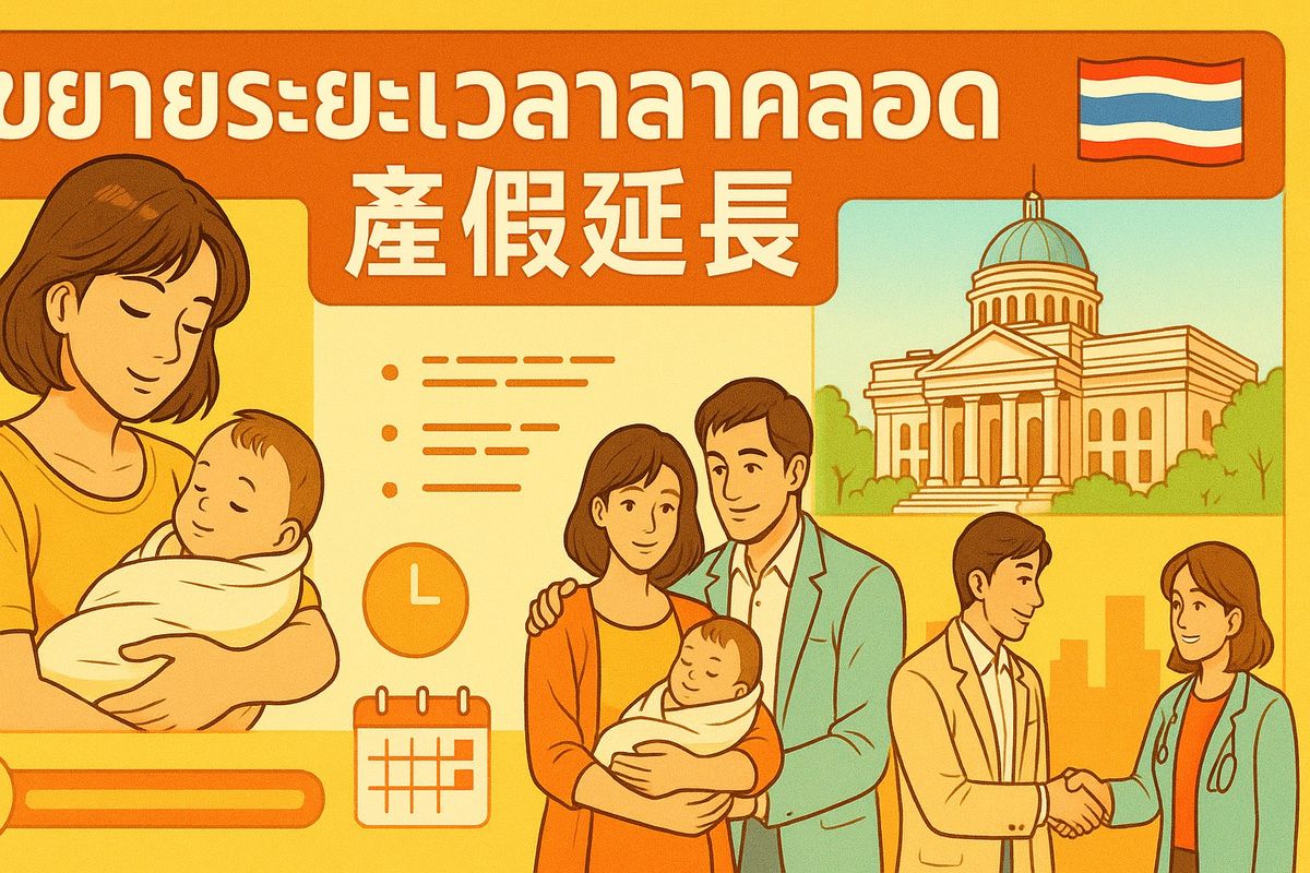 【泰國勞動法修正草案通過一讀審議，家庭與勞工權益未來可能將大幅強化！】