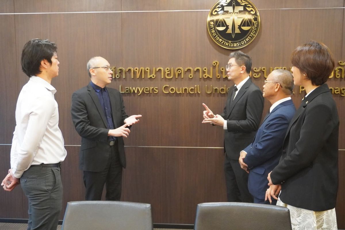 泰國律師公會歡迎台灣律師公會代表俞伯璋律師來訪與座談