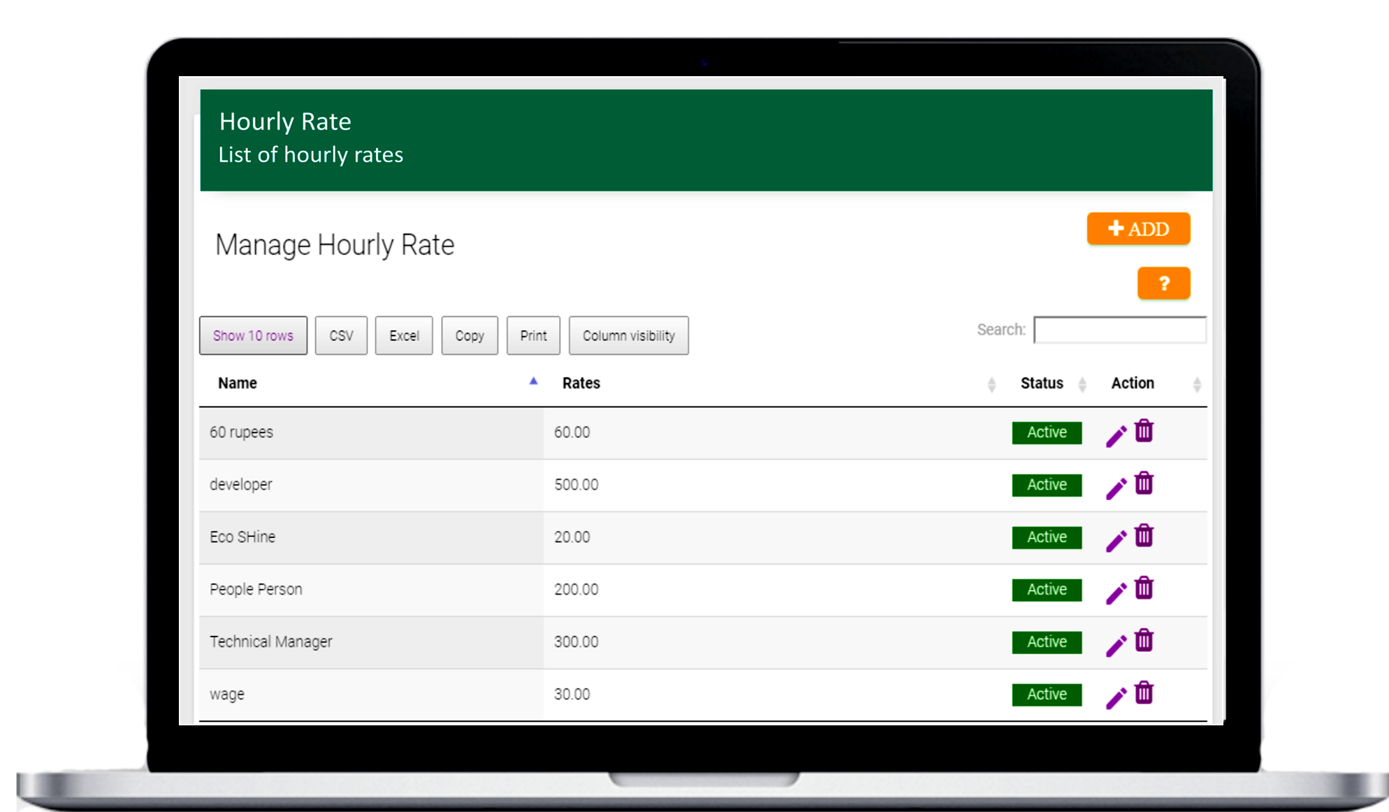 Attendance Tracker App - wage calculation