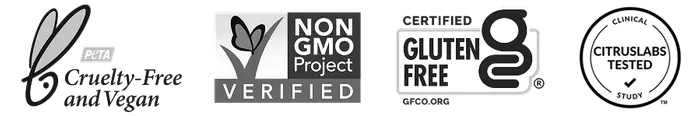 Cruelty-Free, Non GMO, Gluten Free, Citruslabs Tested Icon