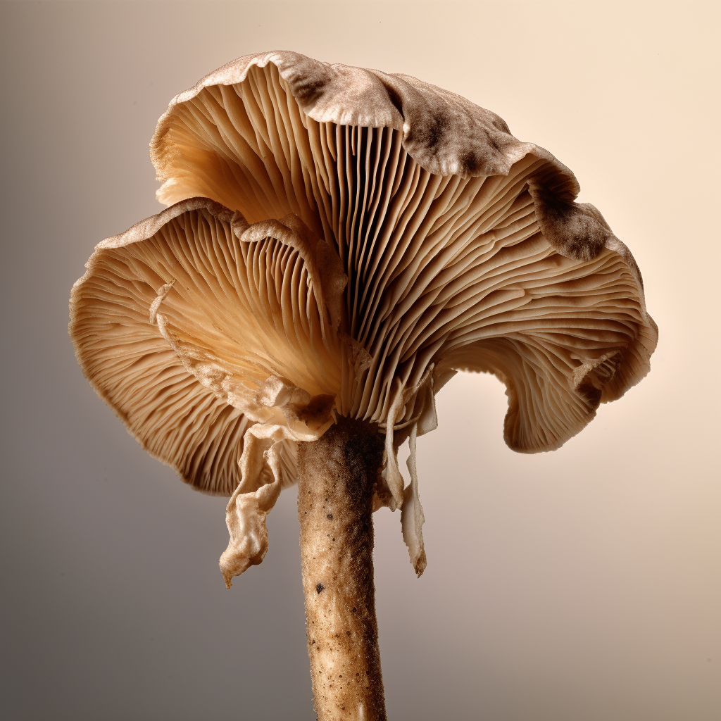 mushroom rising in image