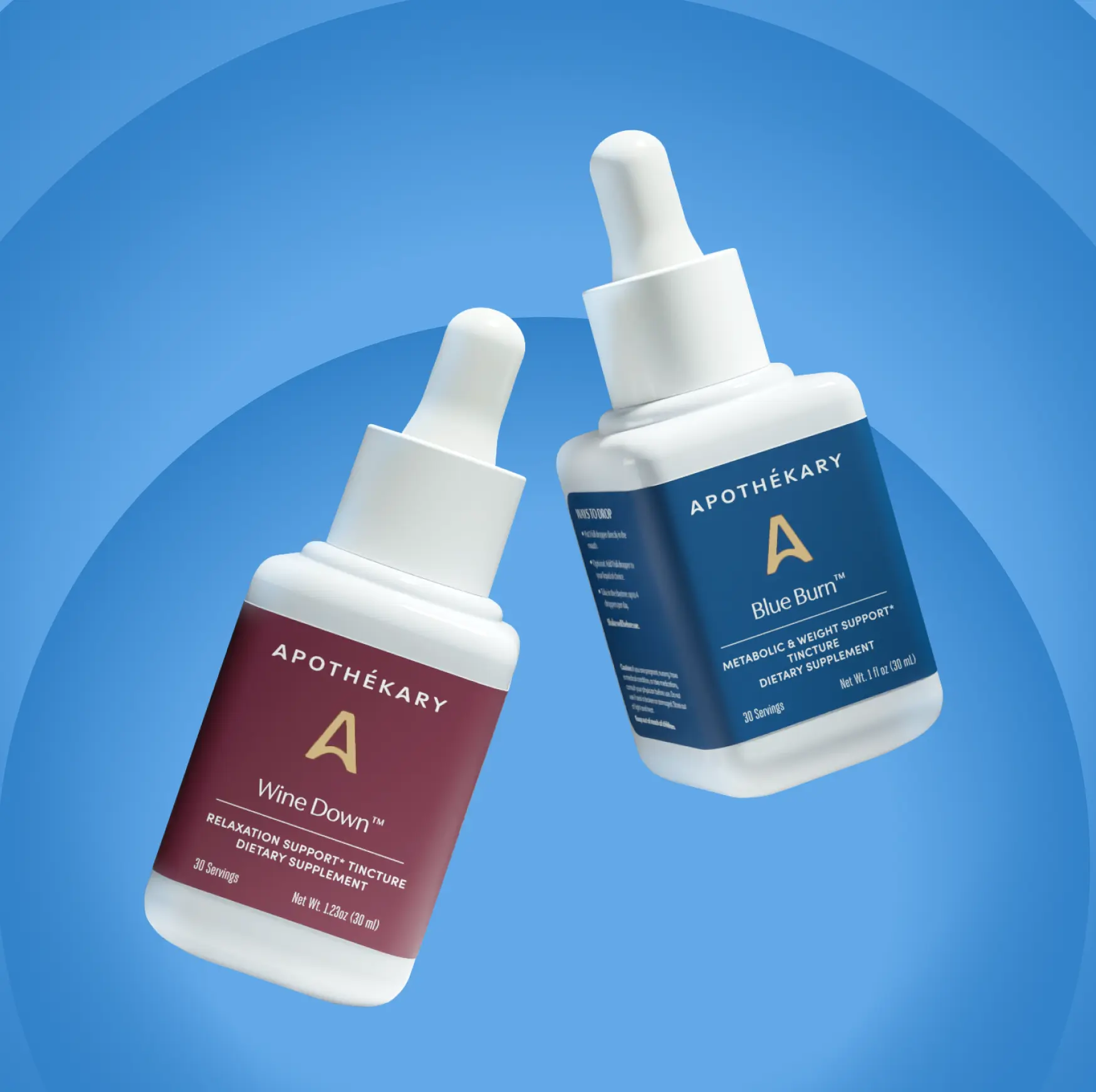 product showcase of Blue Burn and Mindcraft