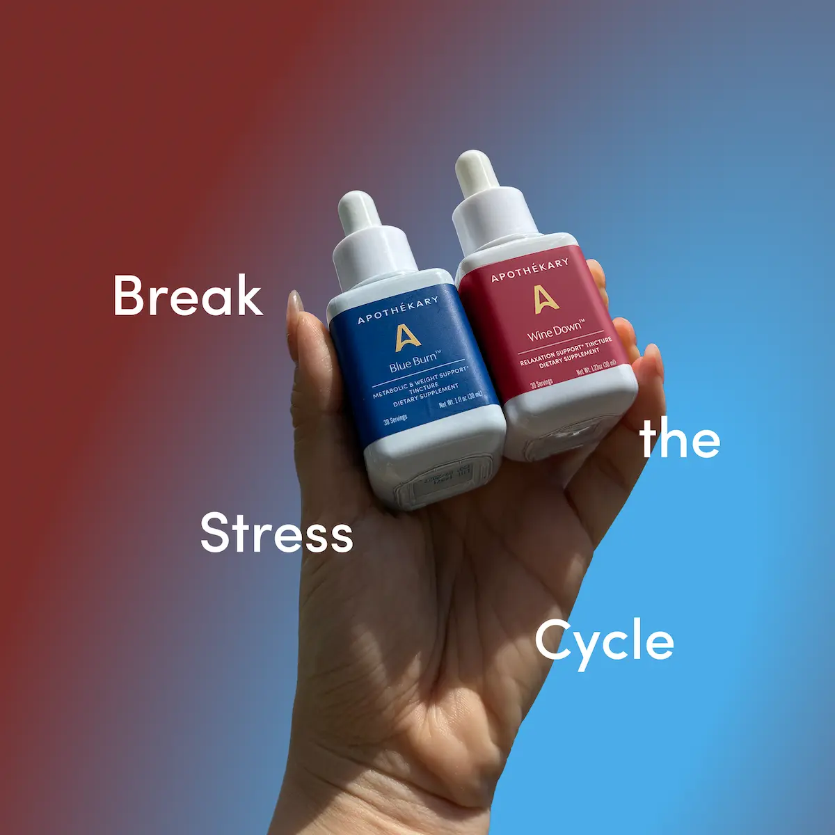 AM to PM Duo - Break the Stress Cycle with Blue Burn® and Wine Down™