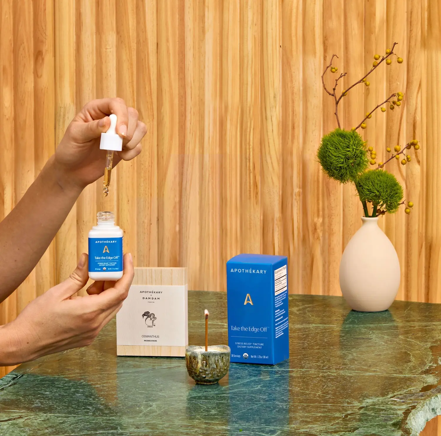 Apothékary x DAMDAM Rituals for Relief Set