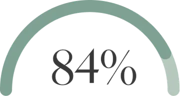 84% graphic