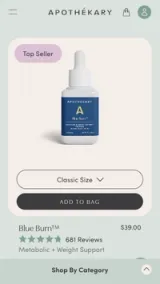 Image of Blue Burn™ on the Shop All collection page