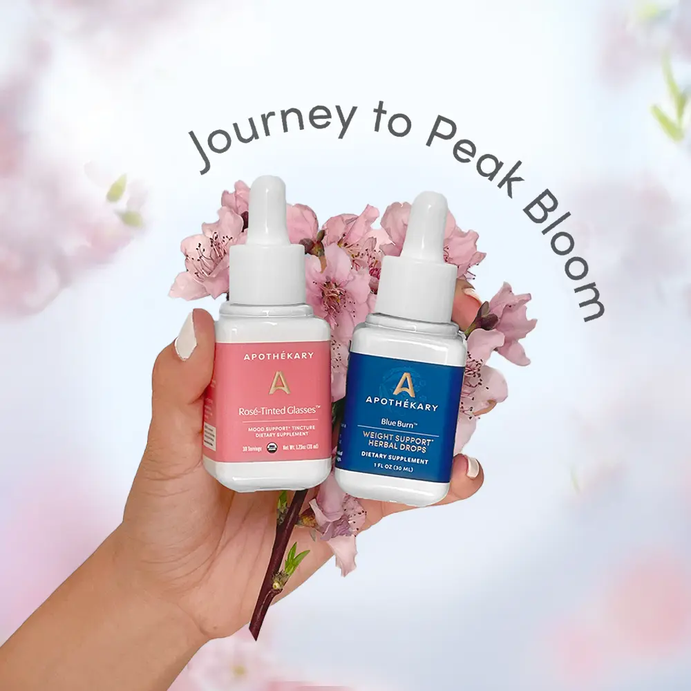 Rosé Tinted Glasses and Blue Burn