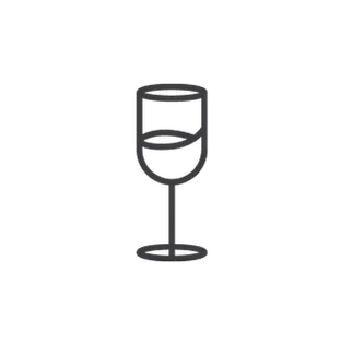 Icon of a wine glass Icon of a wine glass