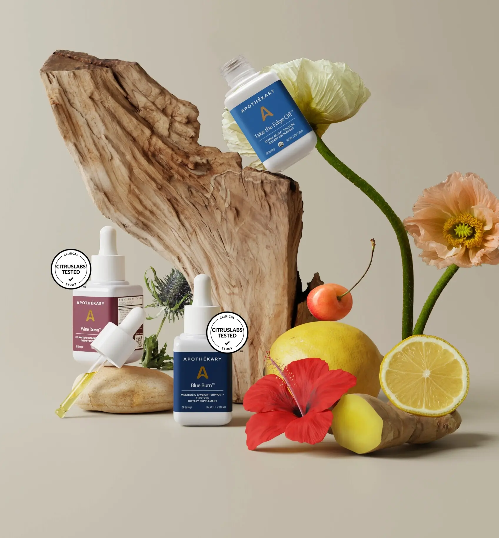 The Bestsellers Trio: Wine Down™, Take the Edge Off®, Blue Burn™