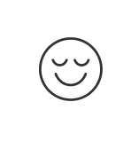 Icon of a smiley face Icon of a smiley face