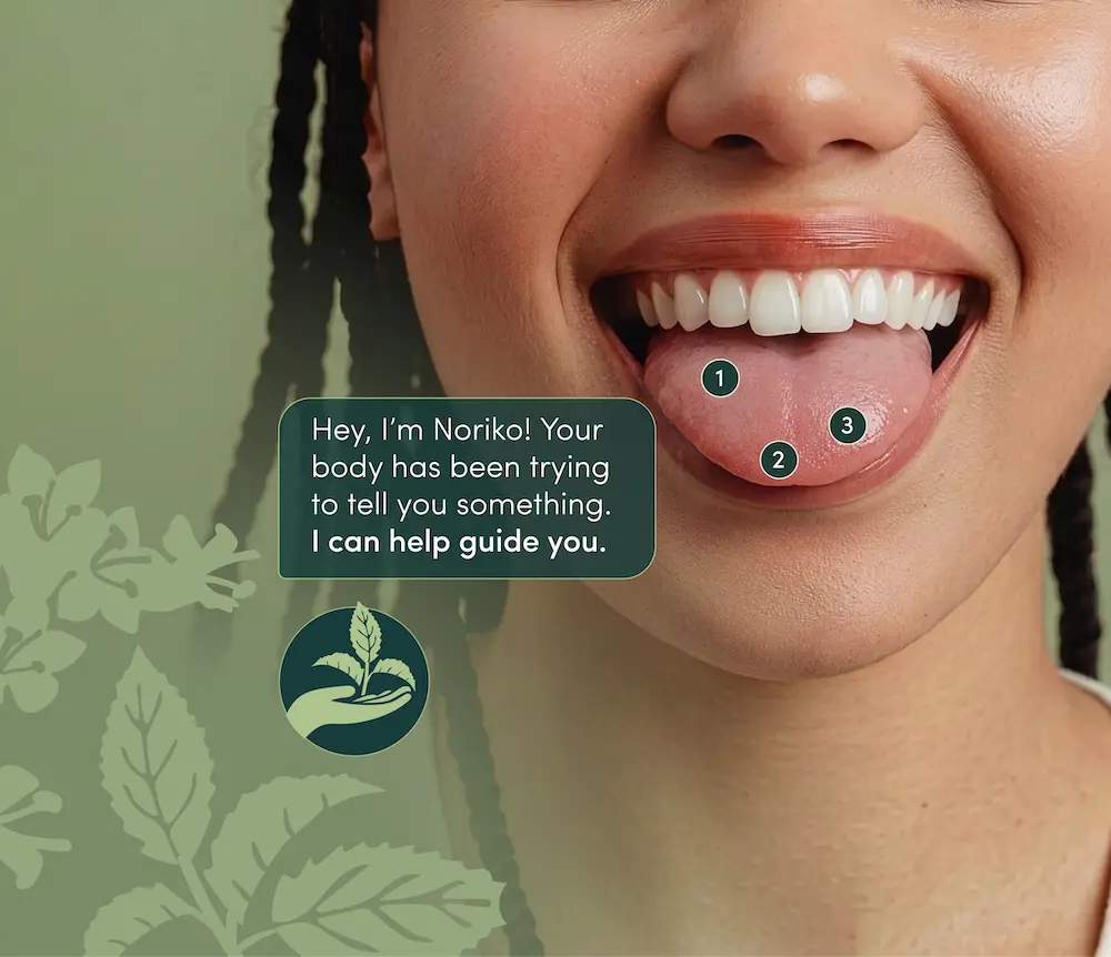 Image of a person showing their tongue, which you might do if you visit Noriko