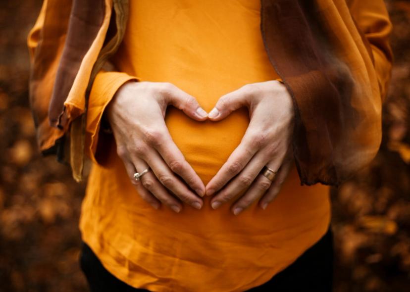 Mother breastfeeding baby