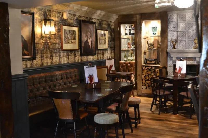 The interior of The Masons Arms, a dog-friendly pub in Northumberland