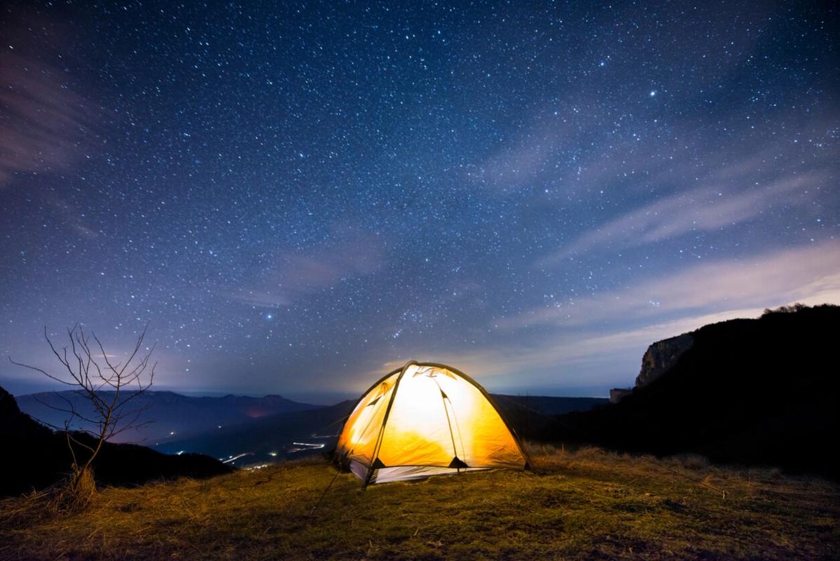 Dark sky camping