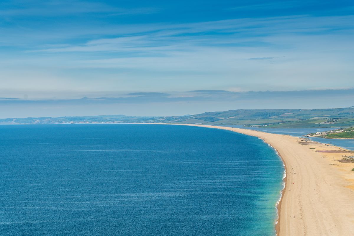 Chesil beach view
