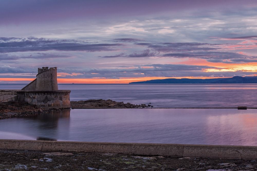 The picturesque Saltcoats Beach, one of the best beaches in Scotland