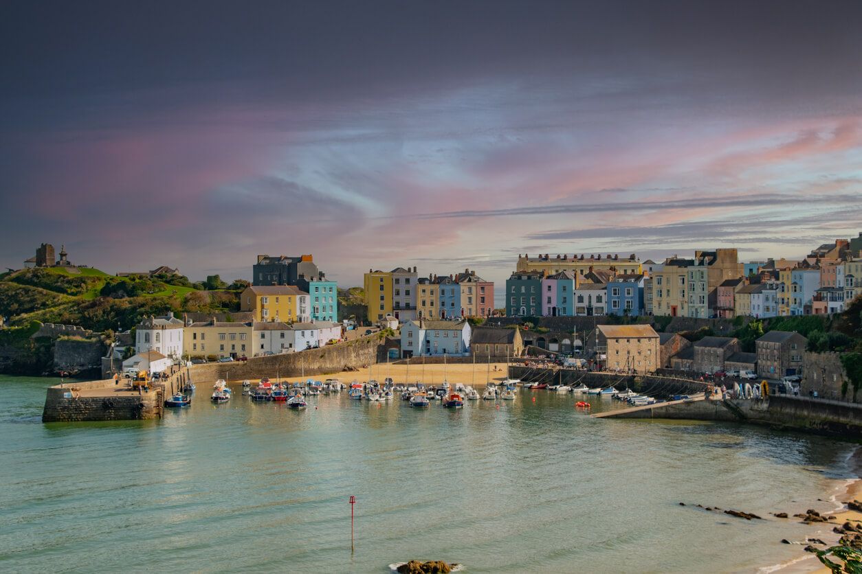 an image of Dog friendly log cabins in Tenby