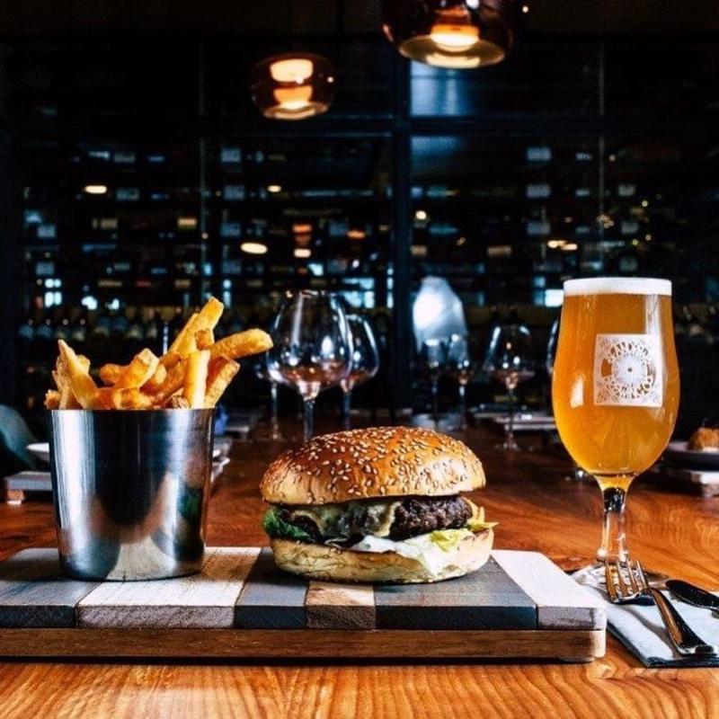 A delicious pub meal at St Andrews Brewing Co. a dog-friendly pub in Scotland