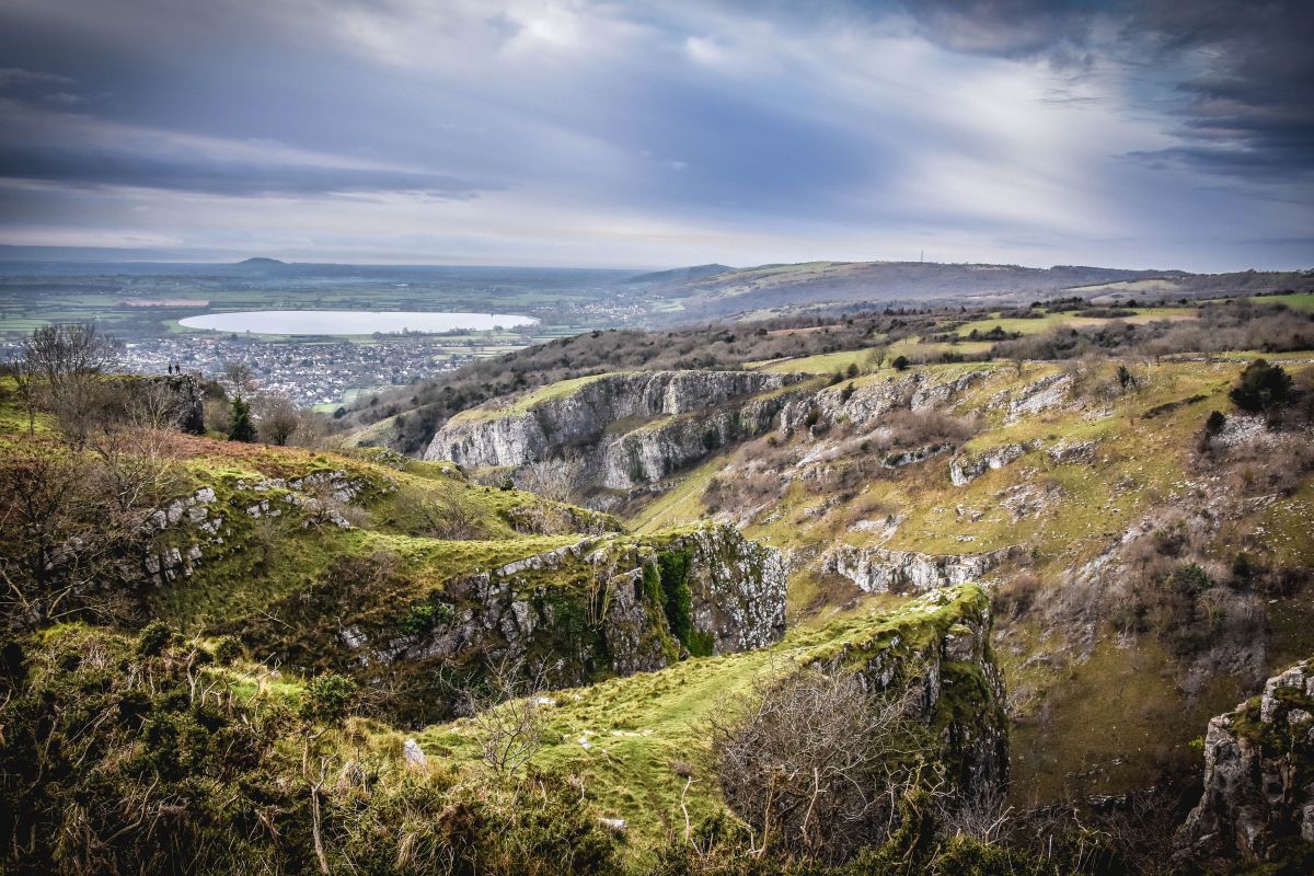View over Cheddar Gorge