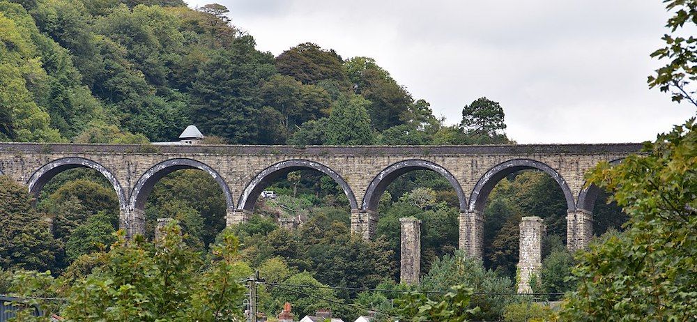 The iconic bridge in St Austell one of the best towns in Cornwall to visit on Snaptrip