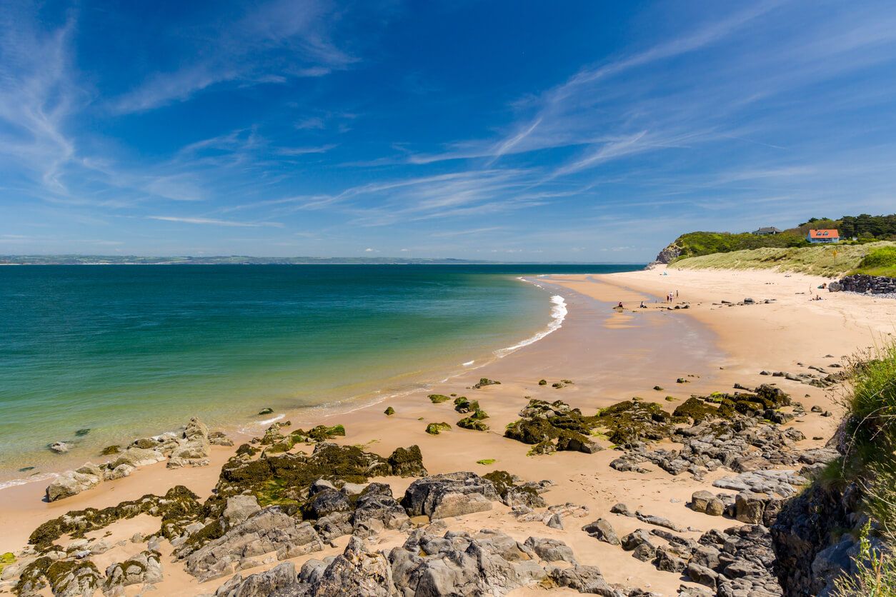 Caldey Island beach
