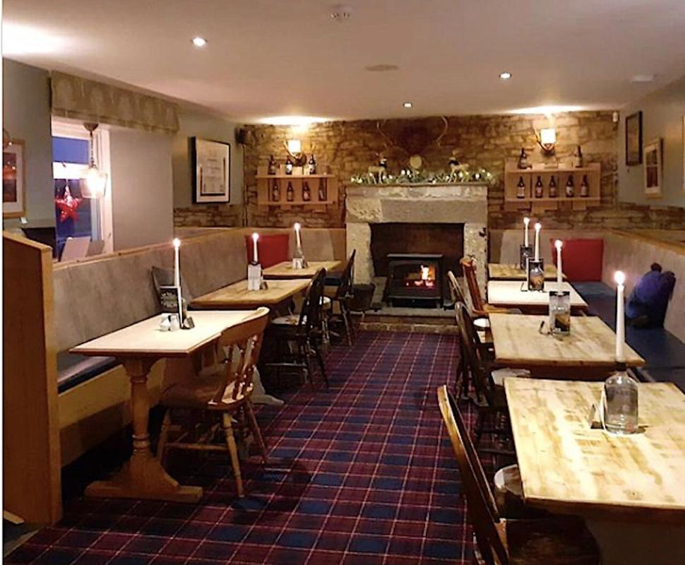 The interior of The Twice Brewed Inn, a dog-friendly pub in Northumberland