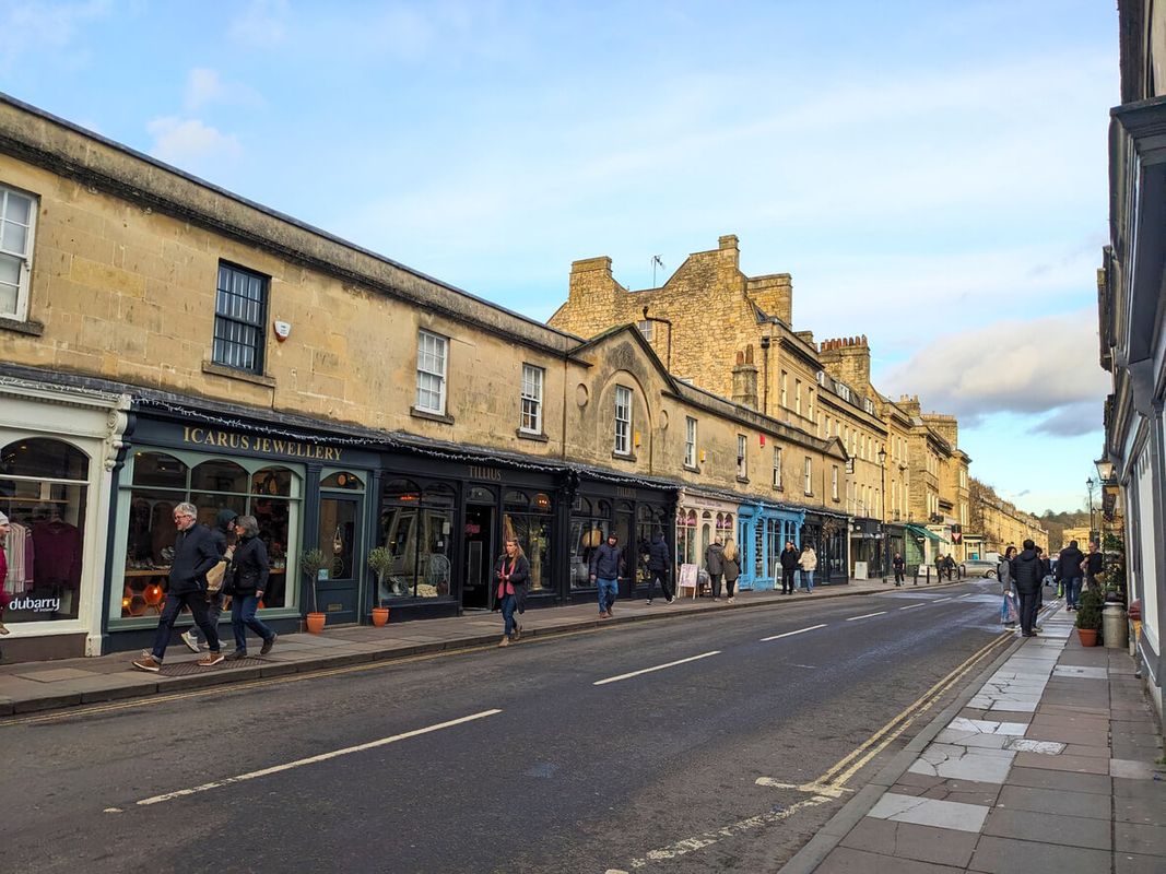 Browse Bath's independent shops and cafés