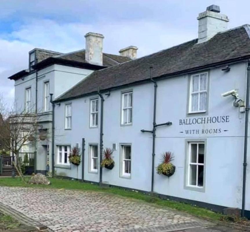 The exterior of Balloch House, a dog-friendly pub in Balloch