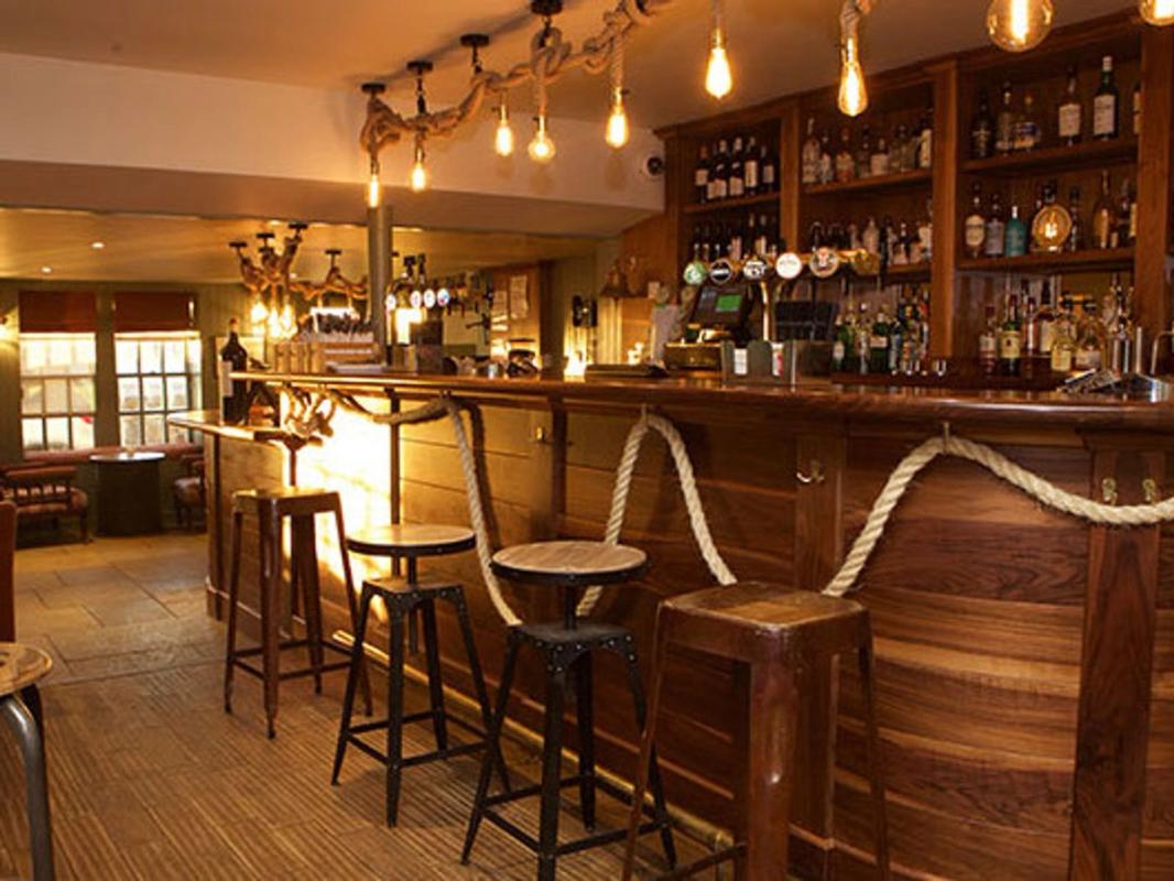 The bar area of The Ship Inn, a dog-friendly pub in Fife