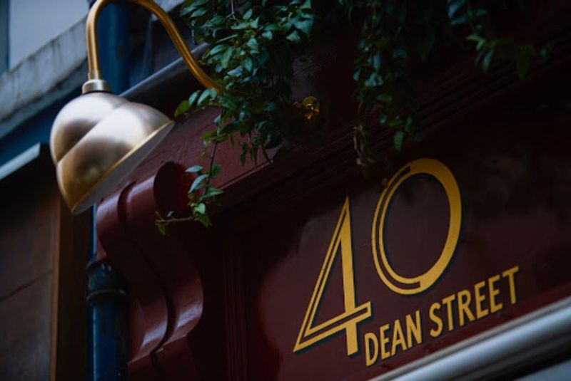 40 Dean Street, one of the best dog-friendly outdoor restaurants