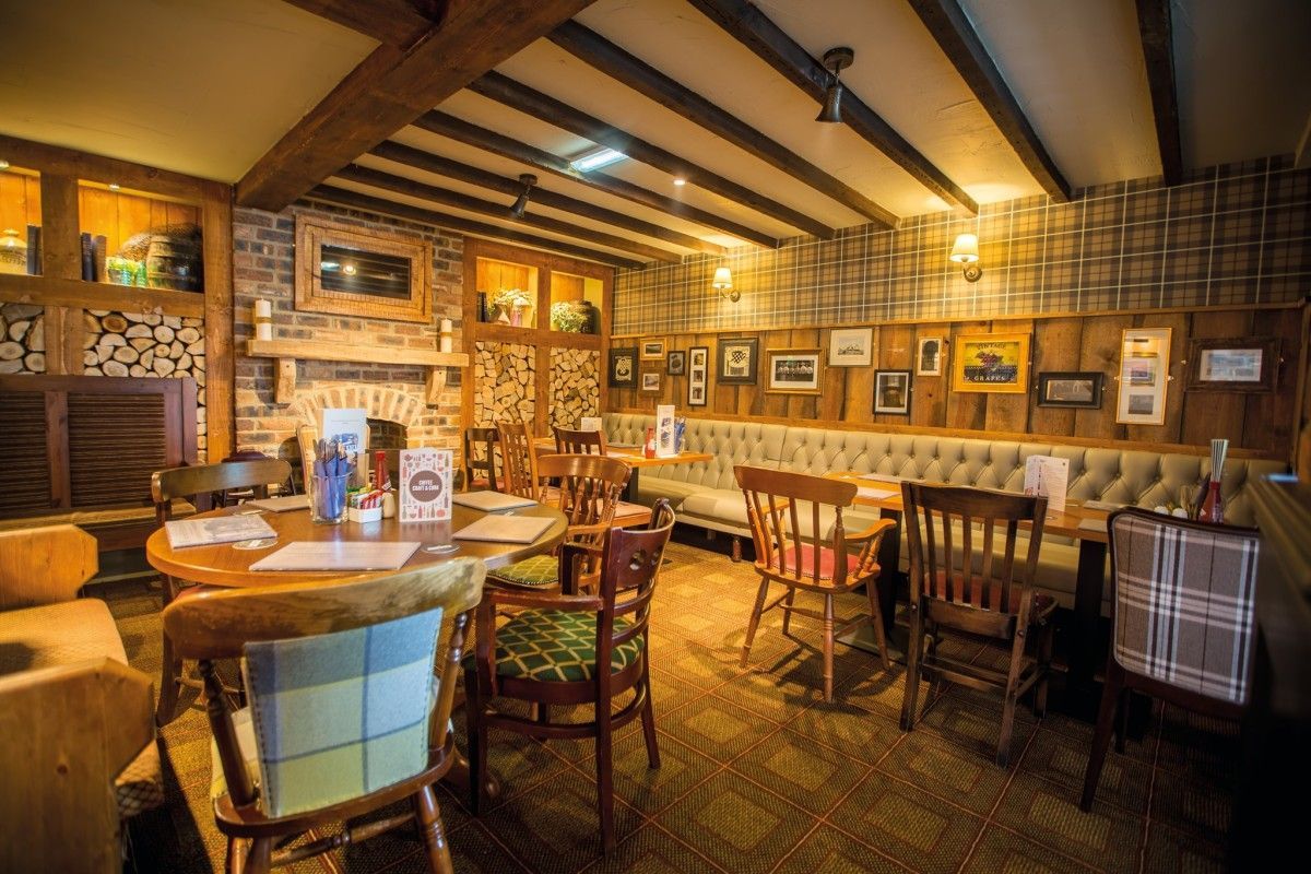 The lovely interior of The Bamburgh Castle Inn, a dog-friendly pub in Northumberland