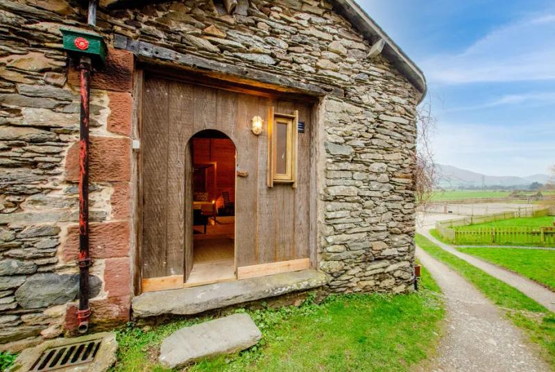 Dog Crag Cabin, one of the best dog-friendly autumn cottages