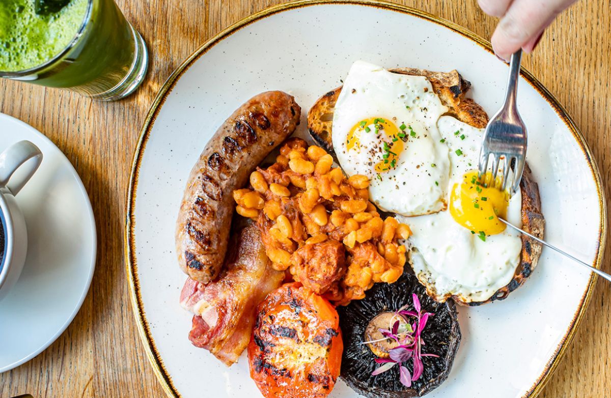Full english breakfast at The Table Cafe