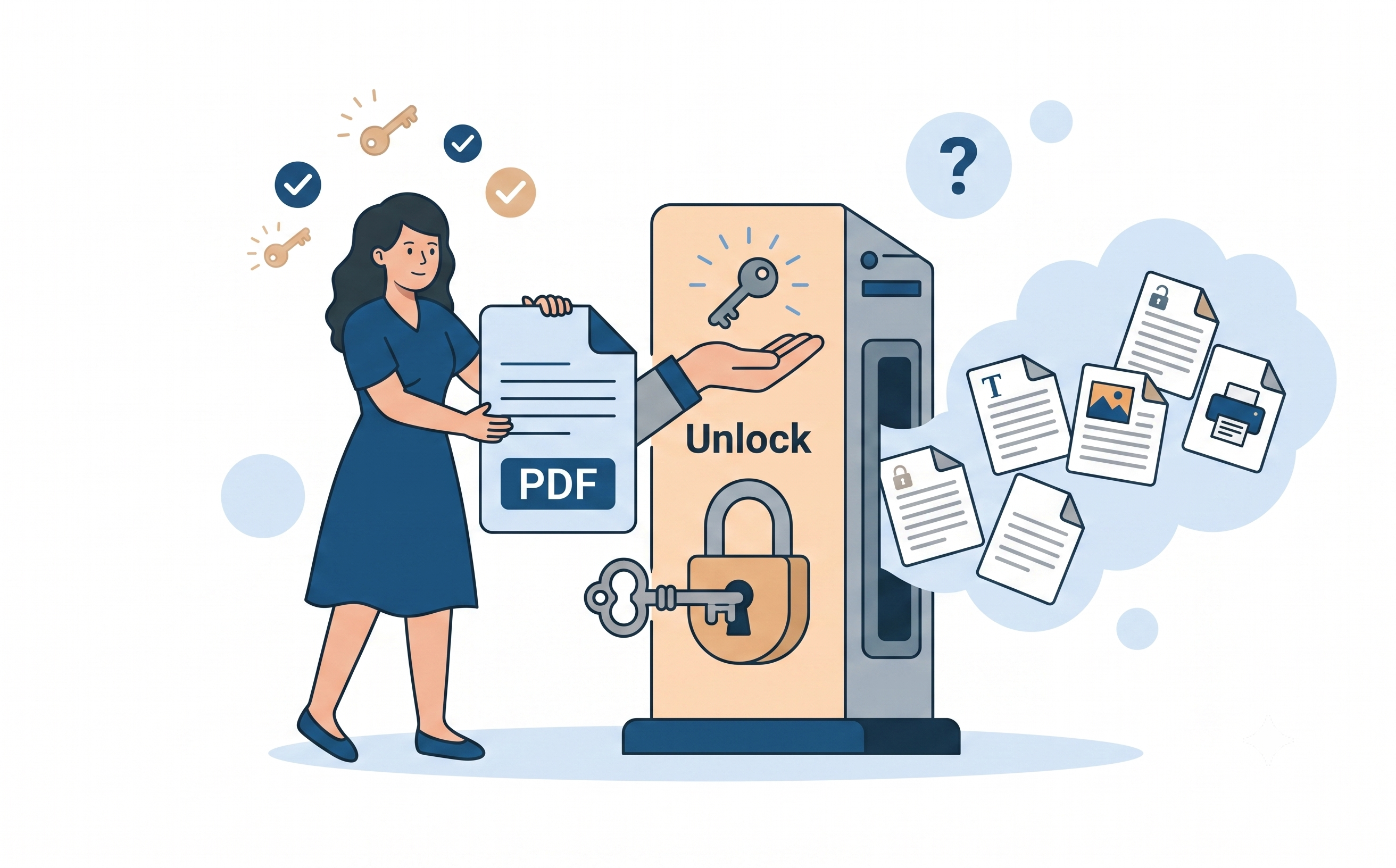 How to Unlock a PDF When You Know the Password