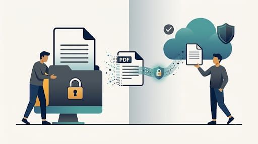 Is It Safe to Upload Sensitive PDFs Online?