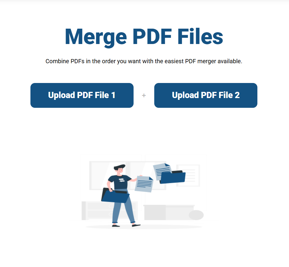 How to Merge Two PDF files Online Free Tool