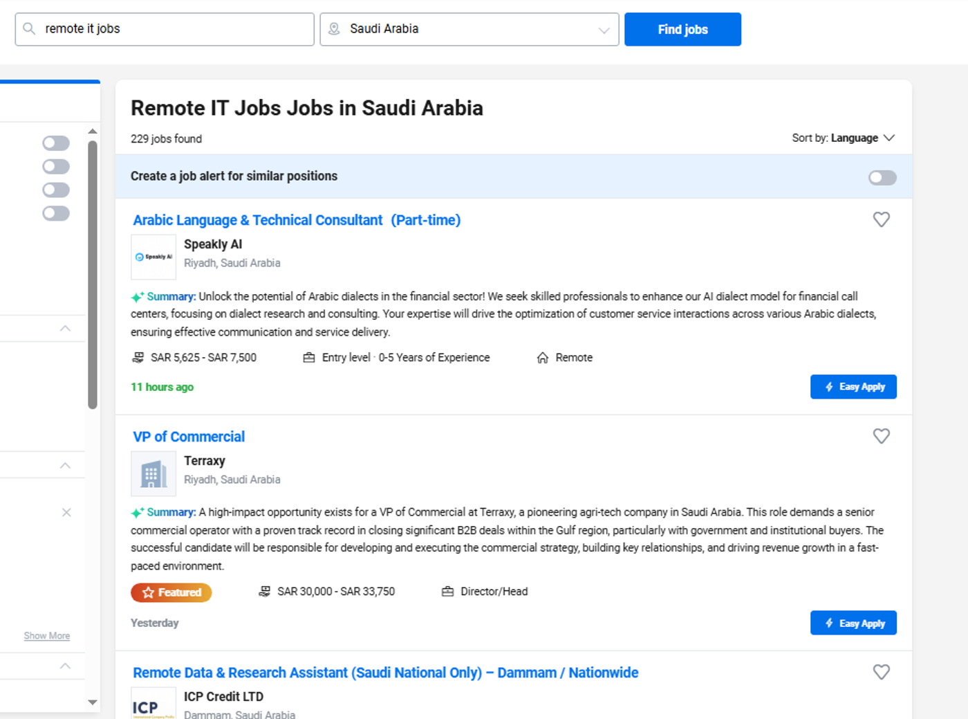 remote IT Jobs in Saudia