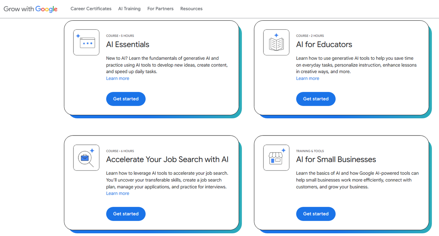 Google Courses