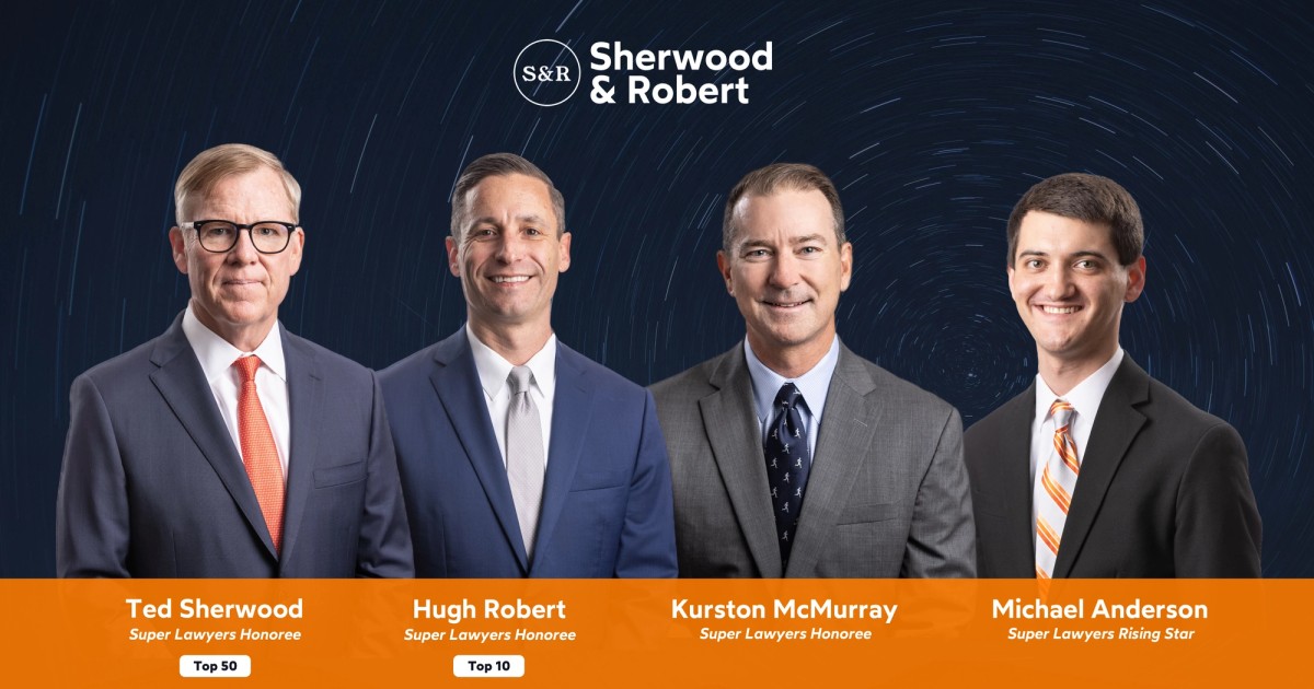 Cover Image for Four Sherwood & Robert Attorneys Recognized By Super Lawyers