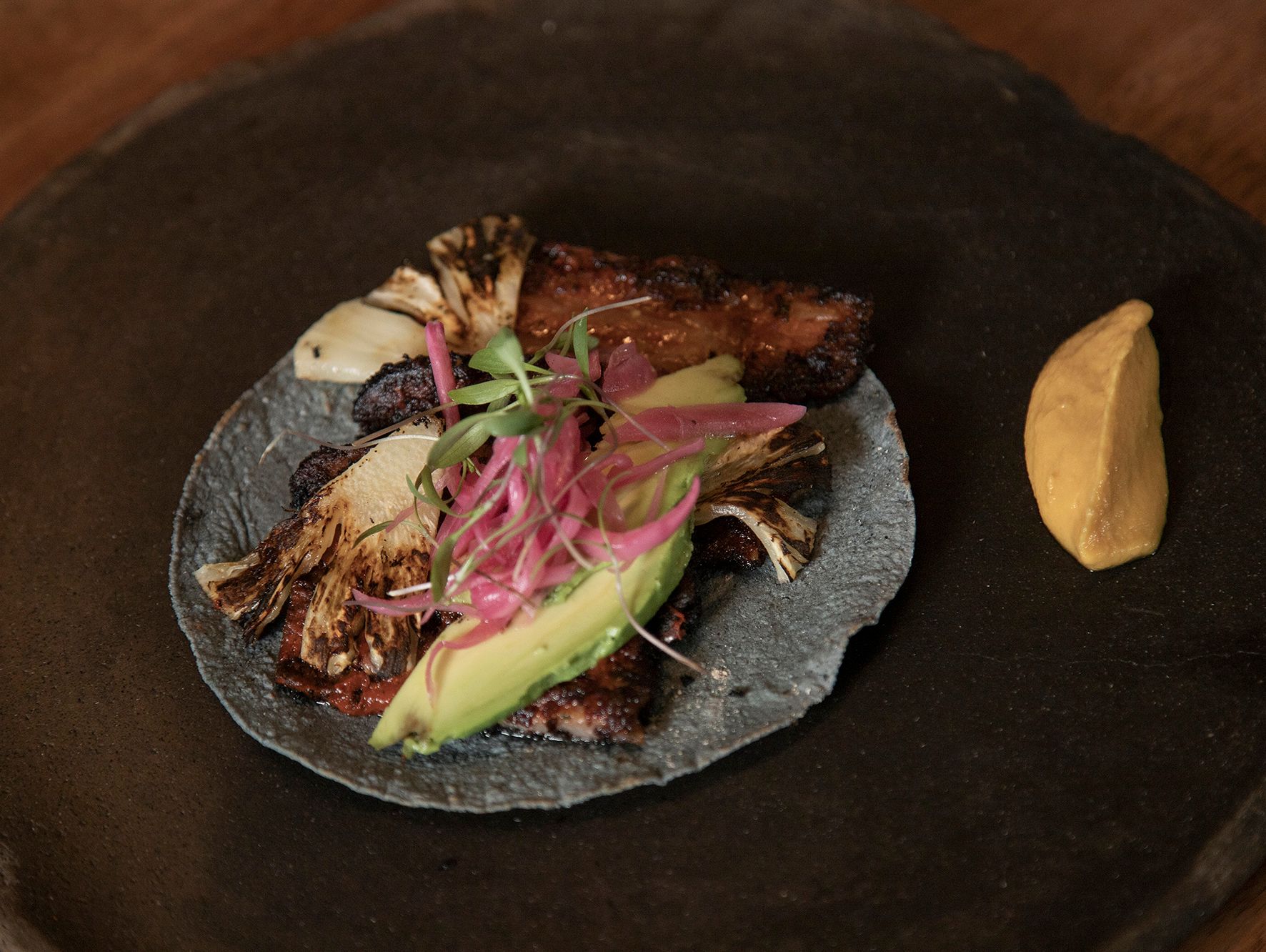 Taco azul