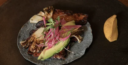 Taco azul