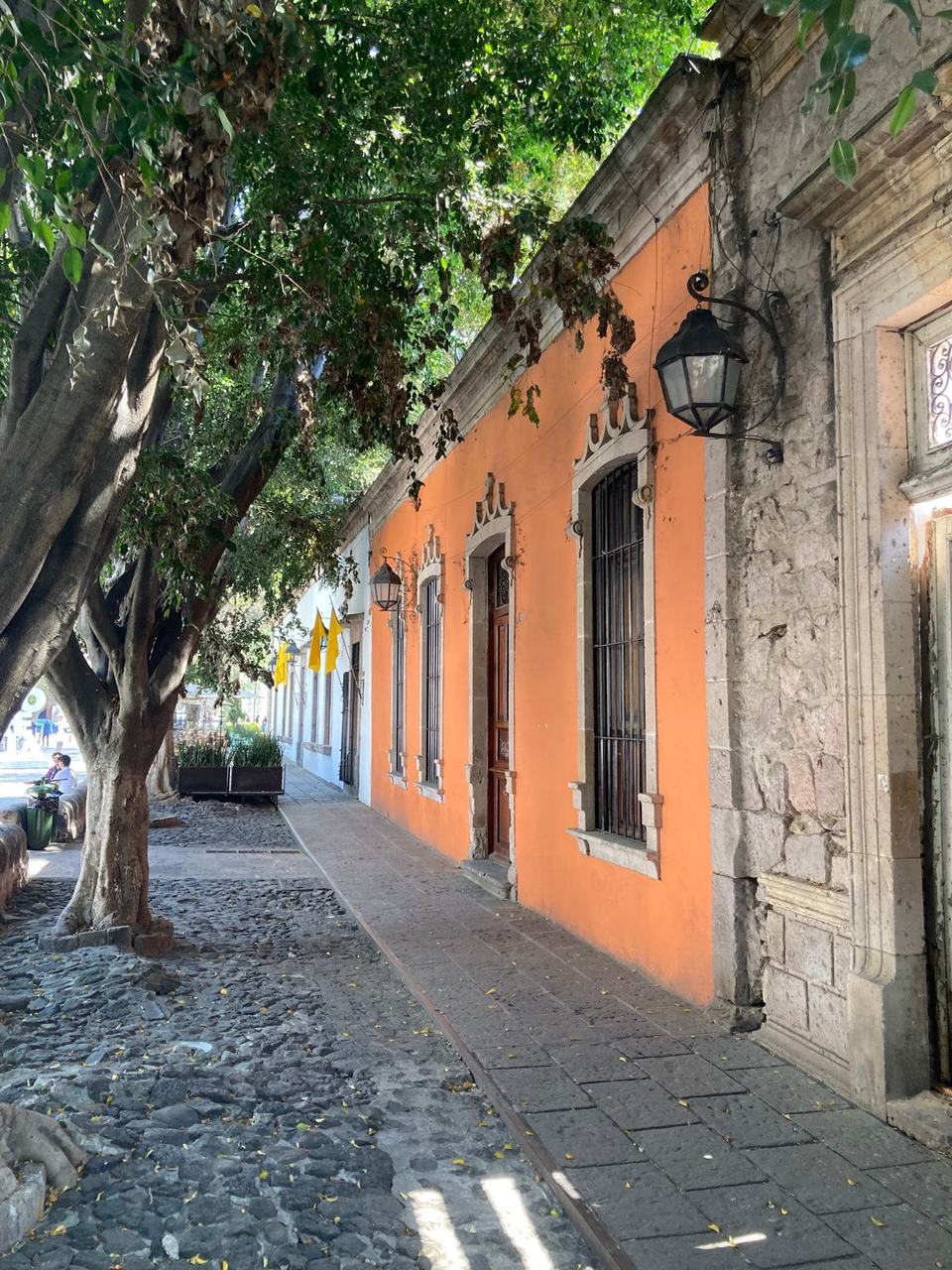 Mansions of colonial architecture on the Calzada Fray Antonio de San Miguel in Morelia
